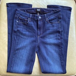 NWOT Paige Skyline Straight Petite Jeans in Cameron wash